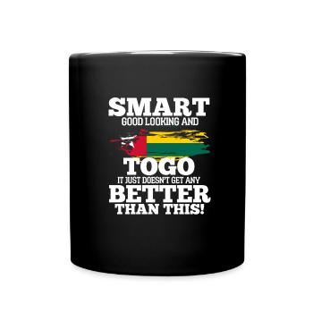 Togo - Tasse einfarbig - Schwarz - Vorne