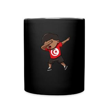 Tunisie - Mug uni - noir - Devant