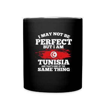 Tunisie - Mug uni - noir - Devant