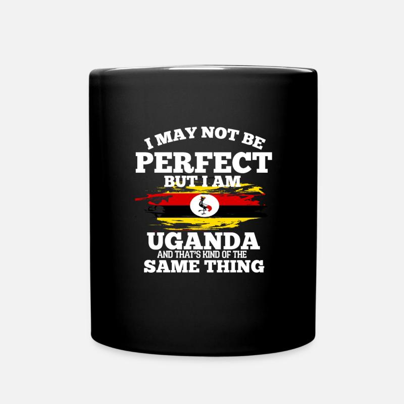 Uganda - Tasse einfarbig - Schwarz