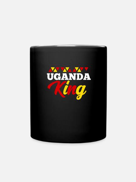 Uganda - Tasse einfarbig - Schwarz
