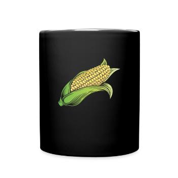 Corn on the cob corn - Full Colour Mug - black - Front
