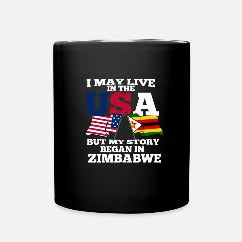 Zimbabwe - Mug uni - noir