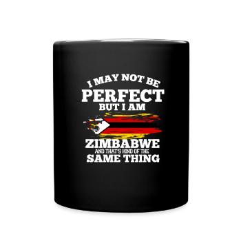Simbabwe - Tasse einfarbig - Schwarz - Vorne