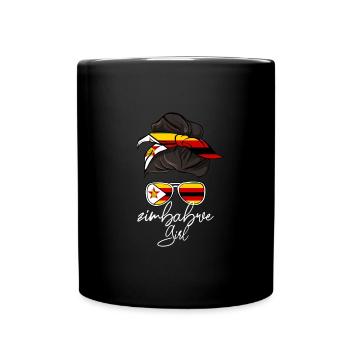 Simbabwe - Tasse einfarbig - Schwarz - Vorne