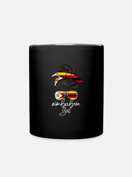 Simbabwe - Tasse einfarbig - Schwarz