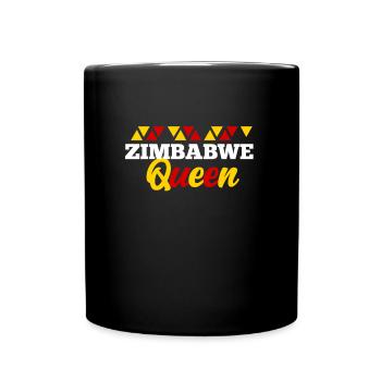 Simbabwe - Tasse einfarbig - Schwarz - Vorne