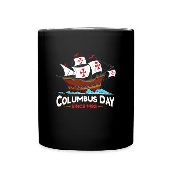 Colomb depuis 1492 - Mug uni - noir - Devant