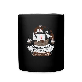 Christophe Colomb World Tours - Mug uni - noir - Devant