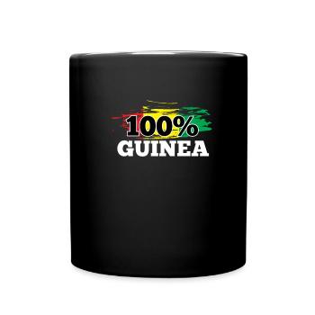 Guinée - Mug uni - noir - Devant
