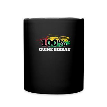 Guinea Bissau - Tasse einfarbig - Schwarz - Vorne