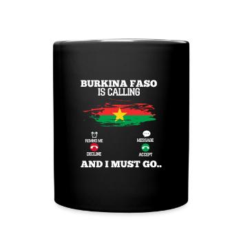 Burkina Faso - Full Colour Mug - black - Front