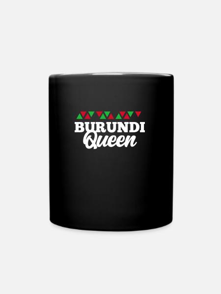 Burundi - Tasse einfarbig - Schwarz
