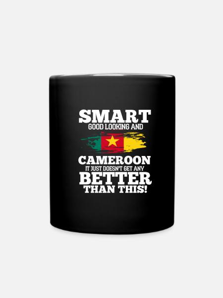 Kamerun - Tasse einfarbig - Schwarz