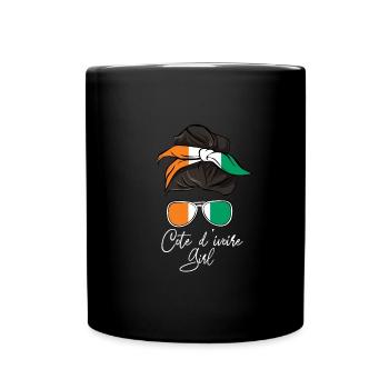 Côte d’Ivoire - Mug uni - noir - Devant