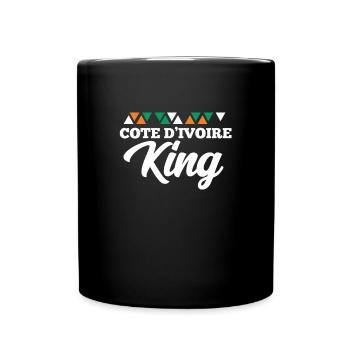 Côte d’Ivoire - Mug uni - noir - Devant