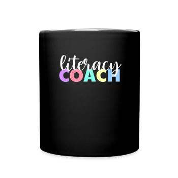 Alphabetisierungstrainer zur�ck in die Schule Frau - Tasse einfarbig - Schwarz - Vorne