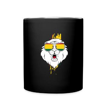 Ghana - Tasse einfarbig - Schwarz - Vorne