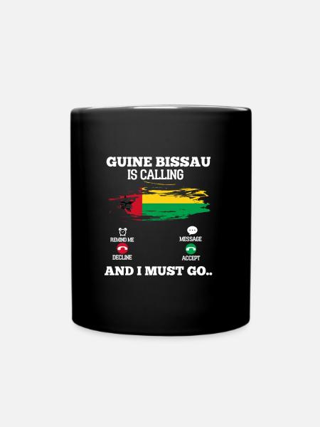 Guinea Bissau - Tasse einfarbig - Schwarz