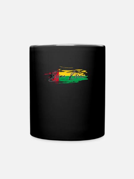 Guinea Bissau - Tasse einfarbig - Schwarz