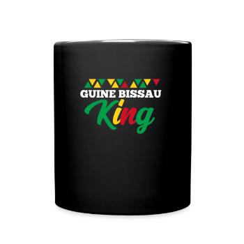 Guinea Bissau - Tasse einfarbig - Schwarz - Vorne