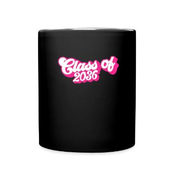 Class of 2036 Girls' School Kindergarten Teachers Class - Full Colour Mug - black - Front
