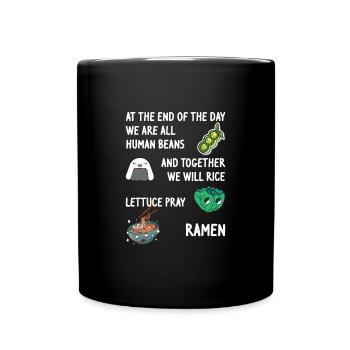 Sweet Food Ingredients Word Games - Full Colour Mug - black - Front