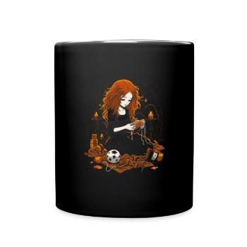 Zombies artisanaux effrayants pour Halloween - Mug uni - noir - Devant