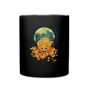 Spukiges Mac 'n Cheese Kostüm Halloween Käse - Tasse einfarbig - Schwarz - Vorne