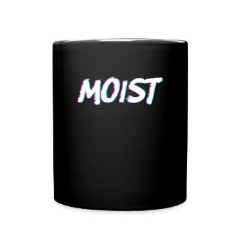 Feuchter Vaporwave Funny Meme Sarkastischer Humor - Tasse einfarbig - Schwarz - Vorne