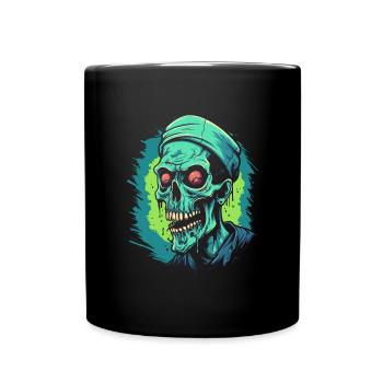 Zombie Apocalypse Effrayant Halloween Zombies - Mug uni - noir - Devant