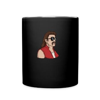 Mullet Redneck Herren MeeräscheMullet Man Shirt Sh - Tasse einfarbig - Schwarz - Vorne