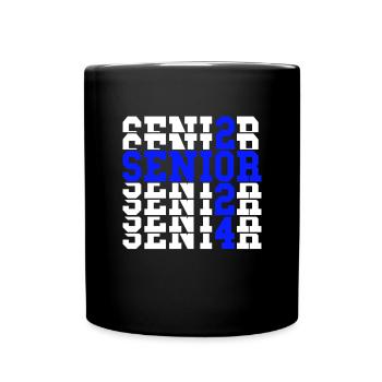 Senior 2024 Graduating Class of 2024 Senior 2024 - Full Colour Mug - black - Front