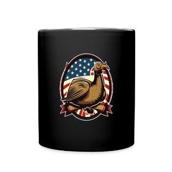 Patriotic USA Turquie Thanksgiving - Mug uni - noir - Devant