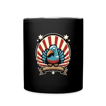 Patriotic USA Turquie Thanksgiving - Mug uni - noir - Devant