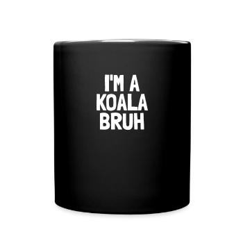 Je suis un Koala bruh Drôle Halloween Boys Koala - Mug uni - noir - Devant