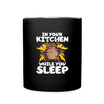 Kakerlake - Tasse einfarbig - Schwarz - Vorne