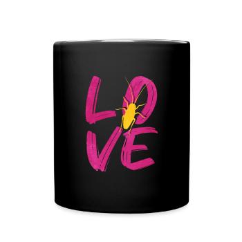 Kakerlake - Tasse einfarbig - Schwarz - Vorne