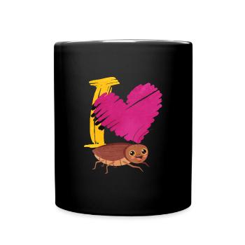 Kakerlake - Tasse einfarbig - Schwarz - Vorne