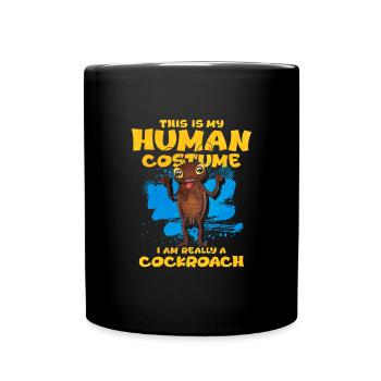 Kakerlake - Tasse einfarbig - Schwarz - Vorne