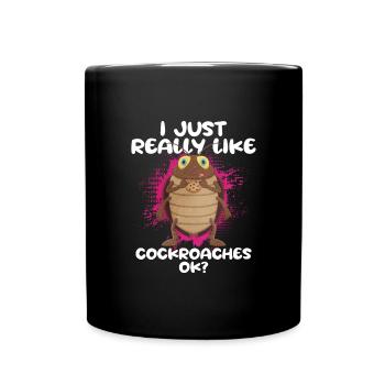 Kakerlake - Tasse einfarbig - Schwarz - Vorne