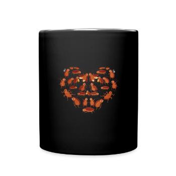 Kakerlake - Tasse einfarbig - Schwarz - Vorne