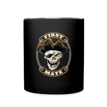 Premier Compagnon Pirate Pirate Pirate Pirate Pirate - Mug uni - noir - Devant