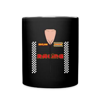 Rennkostümformel Racer -Rennkostüm für Frauen - Tasse einfarbig - Schwarz - Vorne