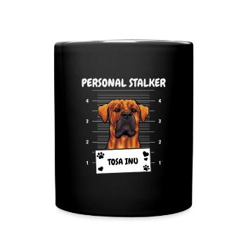 Tosa Inu - Tasse einfarbig - Schwarz - Vorne