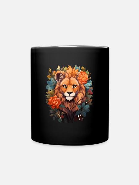 Lion - Mug uni - noir
