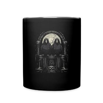 Odin’s Faithful Ravens: Hugin et Munin Mythology Fans - Mug uni - noir - Devant