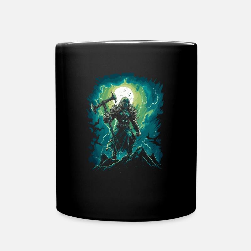 Der Gott des Donners auf deinem Halloween Thor - Tasse einfarbig - Schwarz