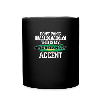 Mauretanien - Tasse einfarbig - Schwarz - Vorne