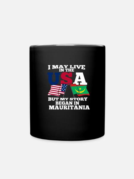 Mauretanien - Tasse einfarbig - Schwarz